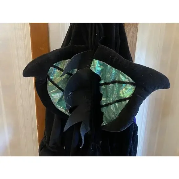 Disney Store Vintage Maleficent/Dragon Plush Costume KIds 4-6T Great Condition! - Picture 4 of 10